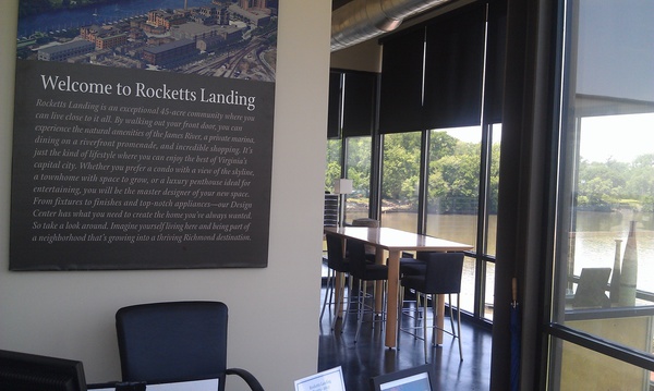 Rocketts Landing Sales Center, James River, Richmond, Virginia