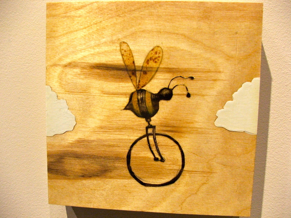 Beecycles by Richmond artist Matt Lively, Cedar Works Gallery, Rocketts Landing, Richmond Virginia