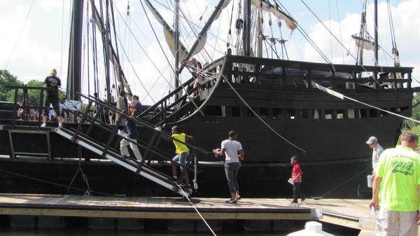 The Columbus Foundation, Nina and Pinta Ships, Neighborhood Resource Center, Rocketts Landing, Richmond Virginia