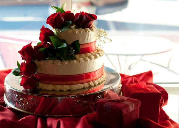 Wedding Cake by Chef Michael Hall, M Bistro & Wine Bar, Rocketts Landing, Richmond Virginia
