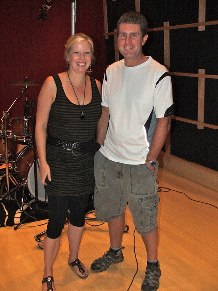 Sky Run Band members Marna Bales and Jody Boyd, 9WG Studios, Richmond Virginia, Rocketts Landing residents