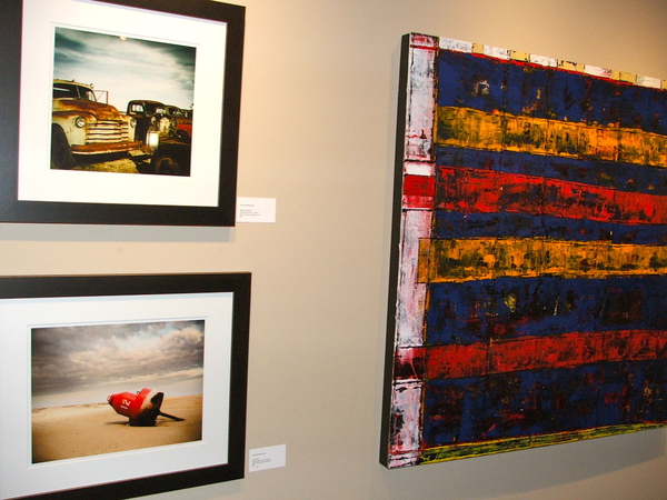 Cedar Works Art Gallery, Rocketts Landing, Richmond, Virginia, Photographer Jeff Satterthwaite and Painter Jim Timberlake