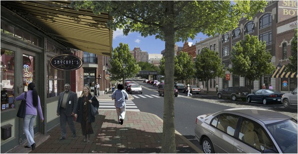 Broad Street, Shockoe Bottom, Richmond, Virginia, 