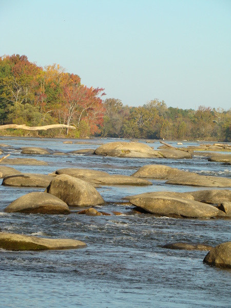 The James River, Richmond, Virginia