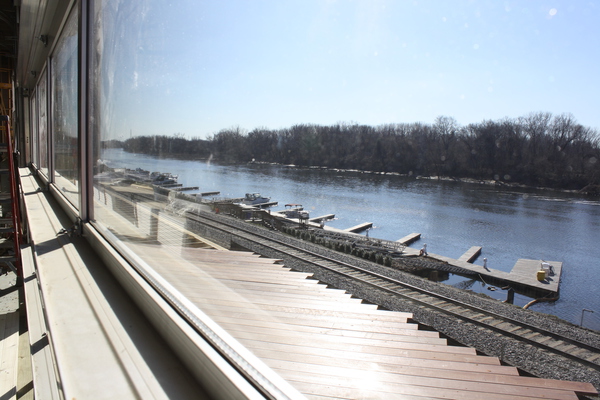 Fabulous views of the boat slips